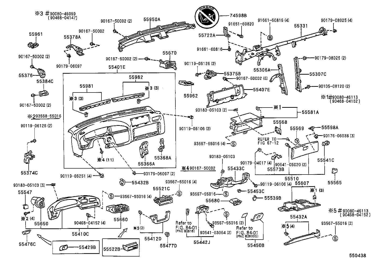 55521-06010 COVER, STEREO OPENING product image