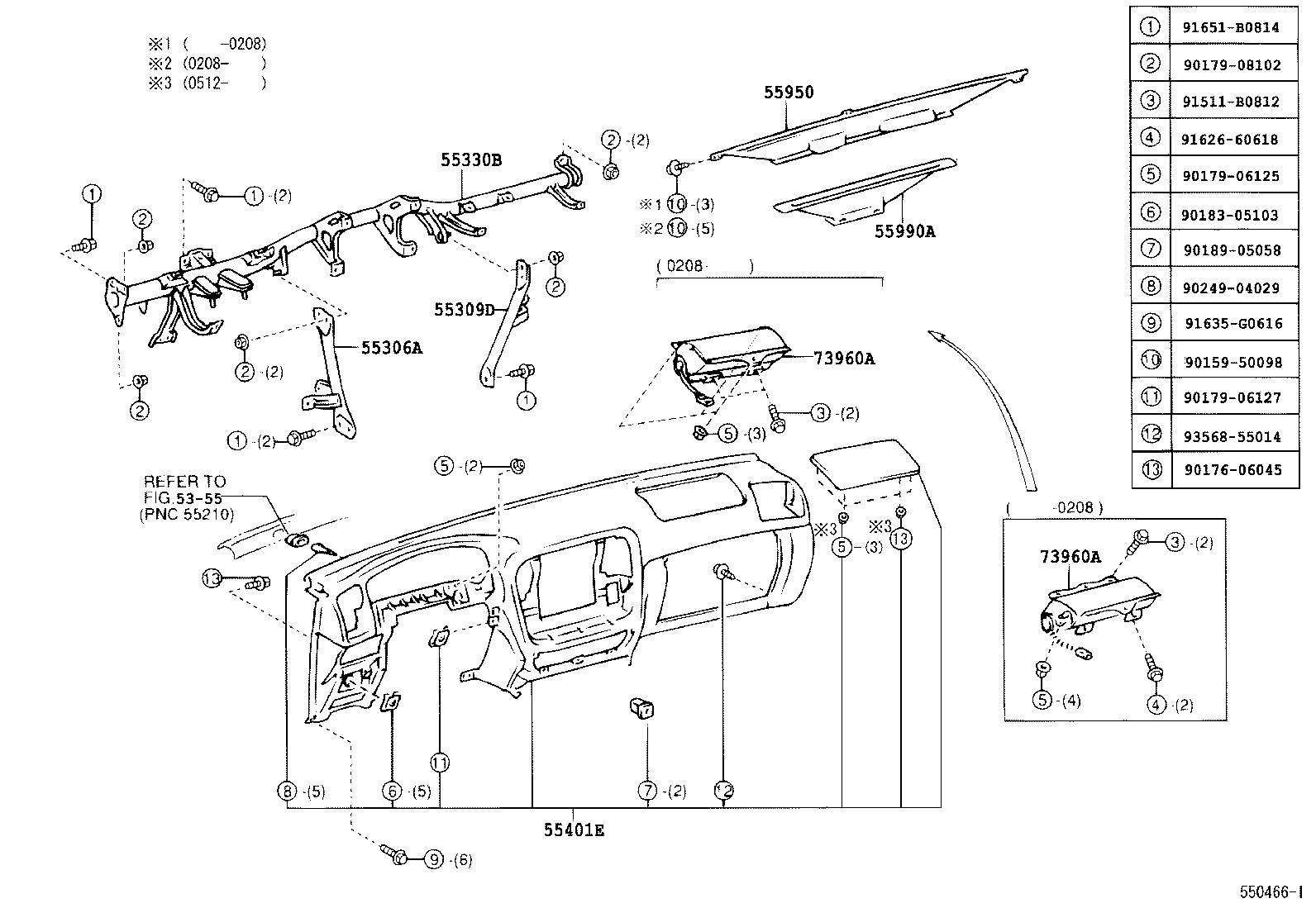 84013-60040 PANEL, INSTRUMENT CLUSTER FINISH, NO.1 product image