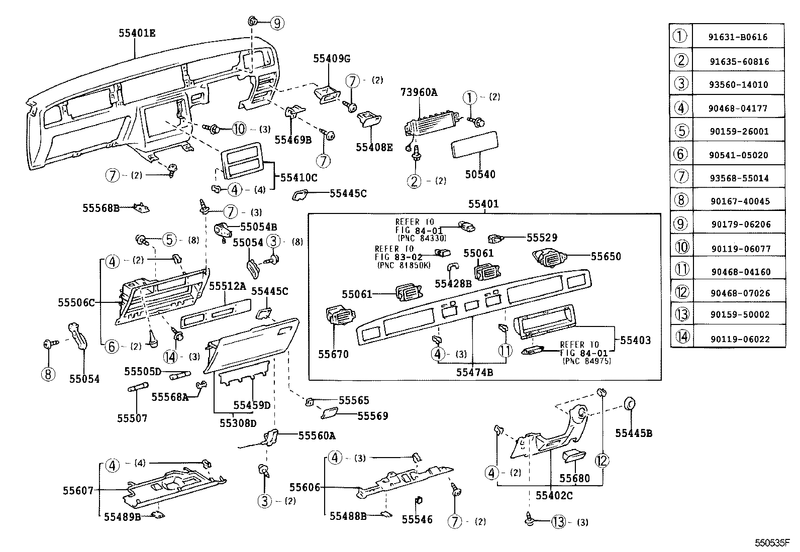 55404-40070 PANEL SUB-ASSY, INSTRUMENT CLUSTER FINISH product image