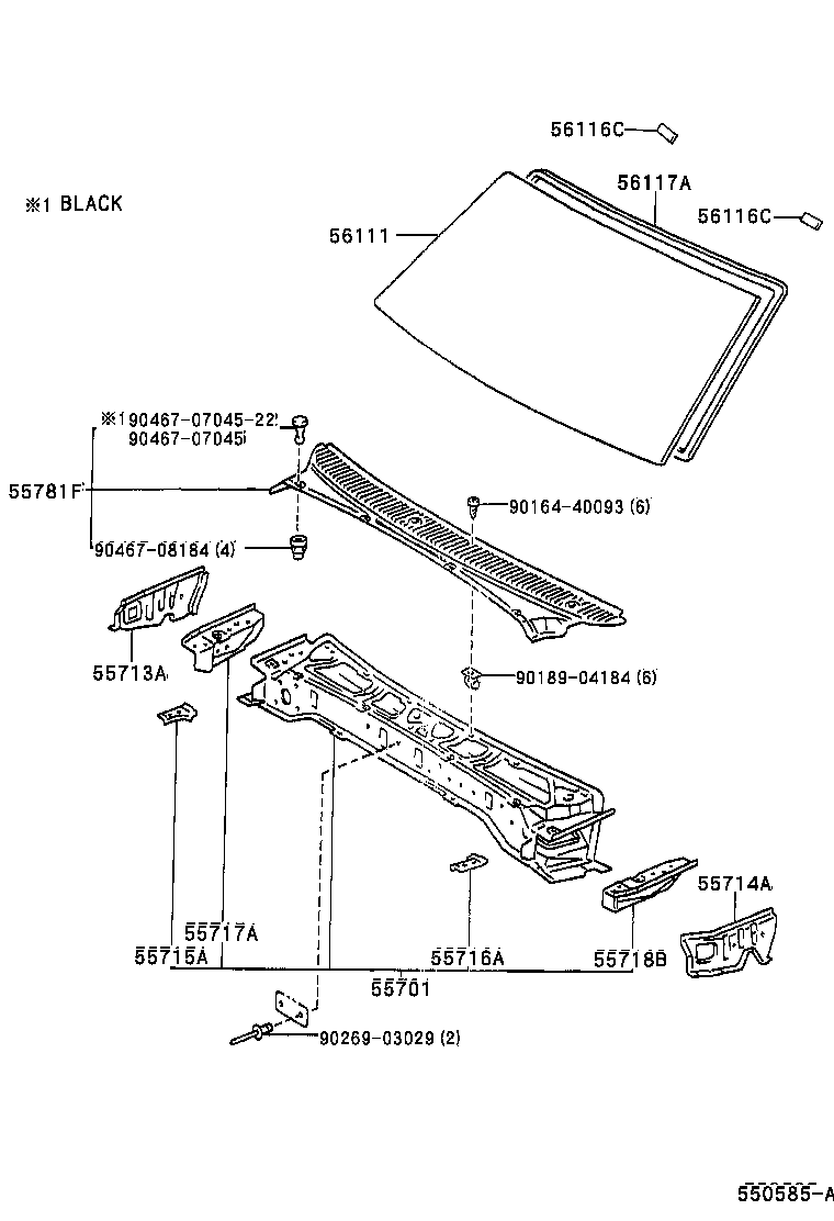 55700-35250 PANEL SUB-ASSY, COWL product image
