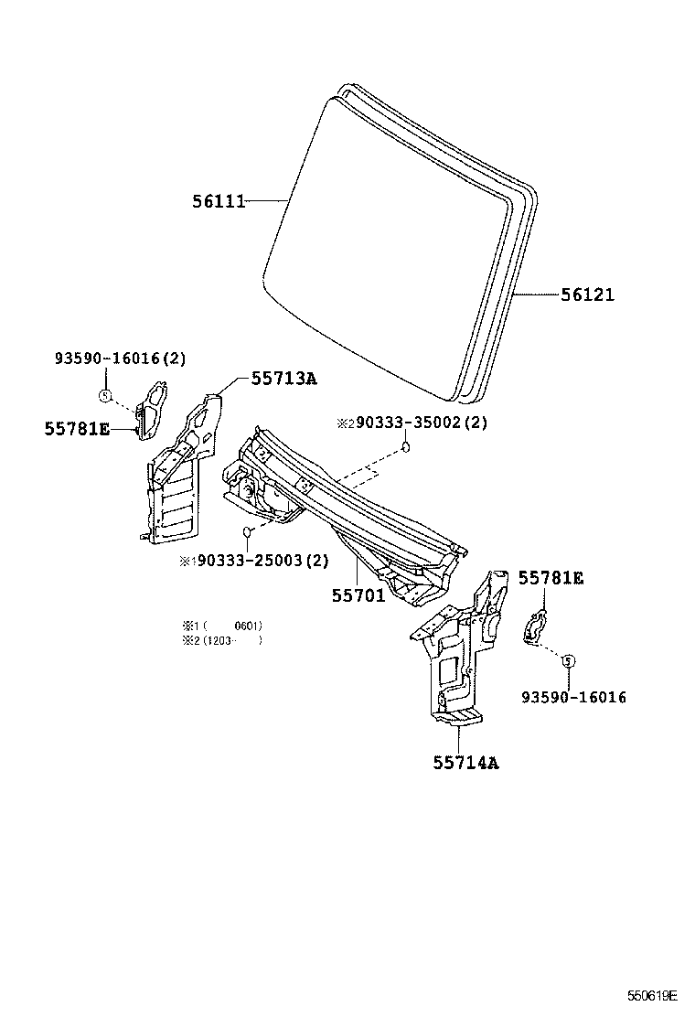 55706-37150 PANEL, COWL TOP SIDE, LH product image