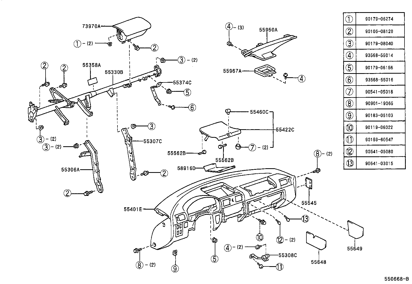 69065-17010 CYLINDER SUB-ASSY, AIR BAG CUT OFF SW product image
