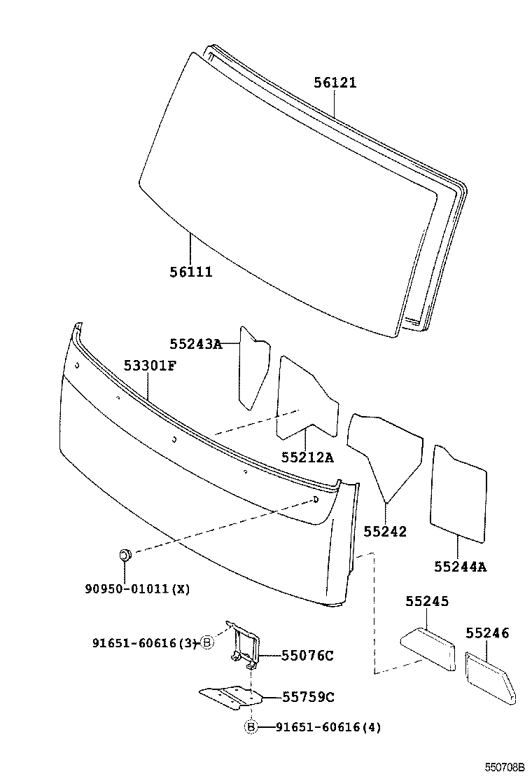 55076-36010 NET SUB-ASSY, AIR DUCT product image
