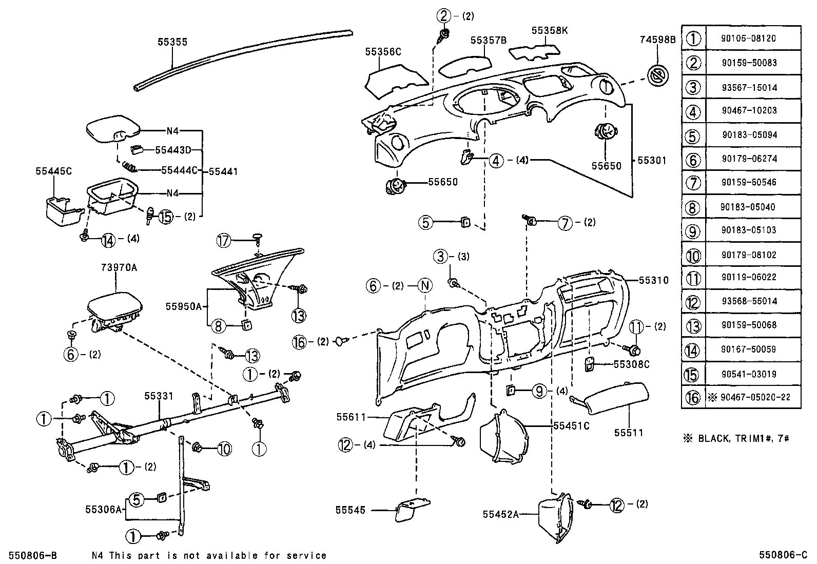 Thumbnail 2 for 55950-0D020