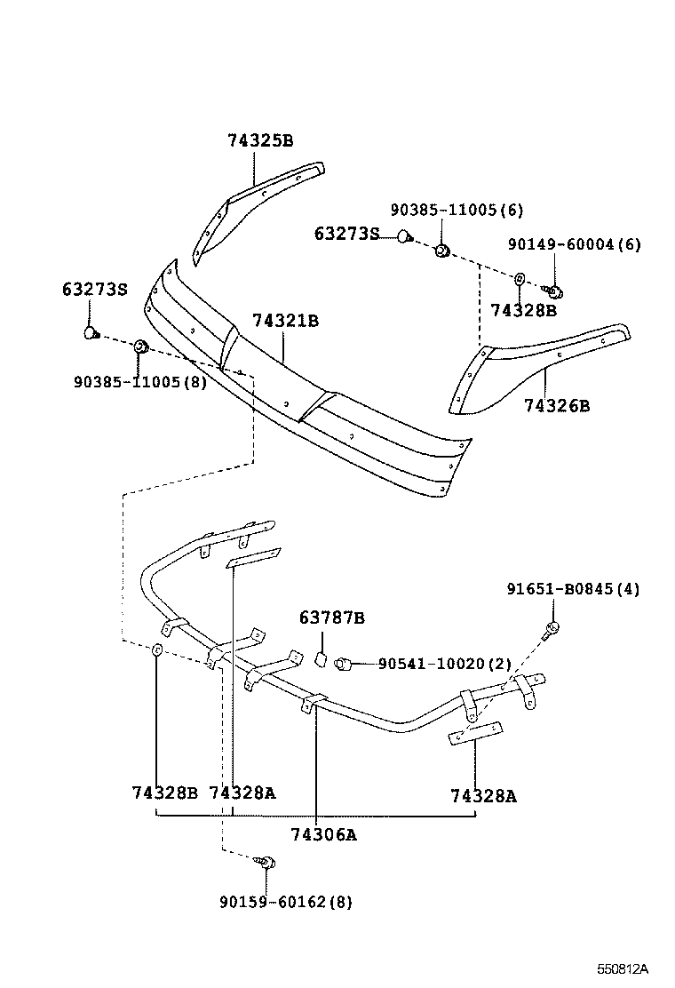 55711-37060 PANEL, FRONT, LOWER product image