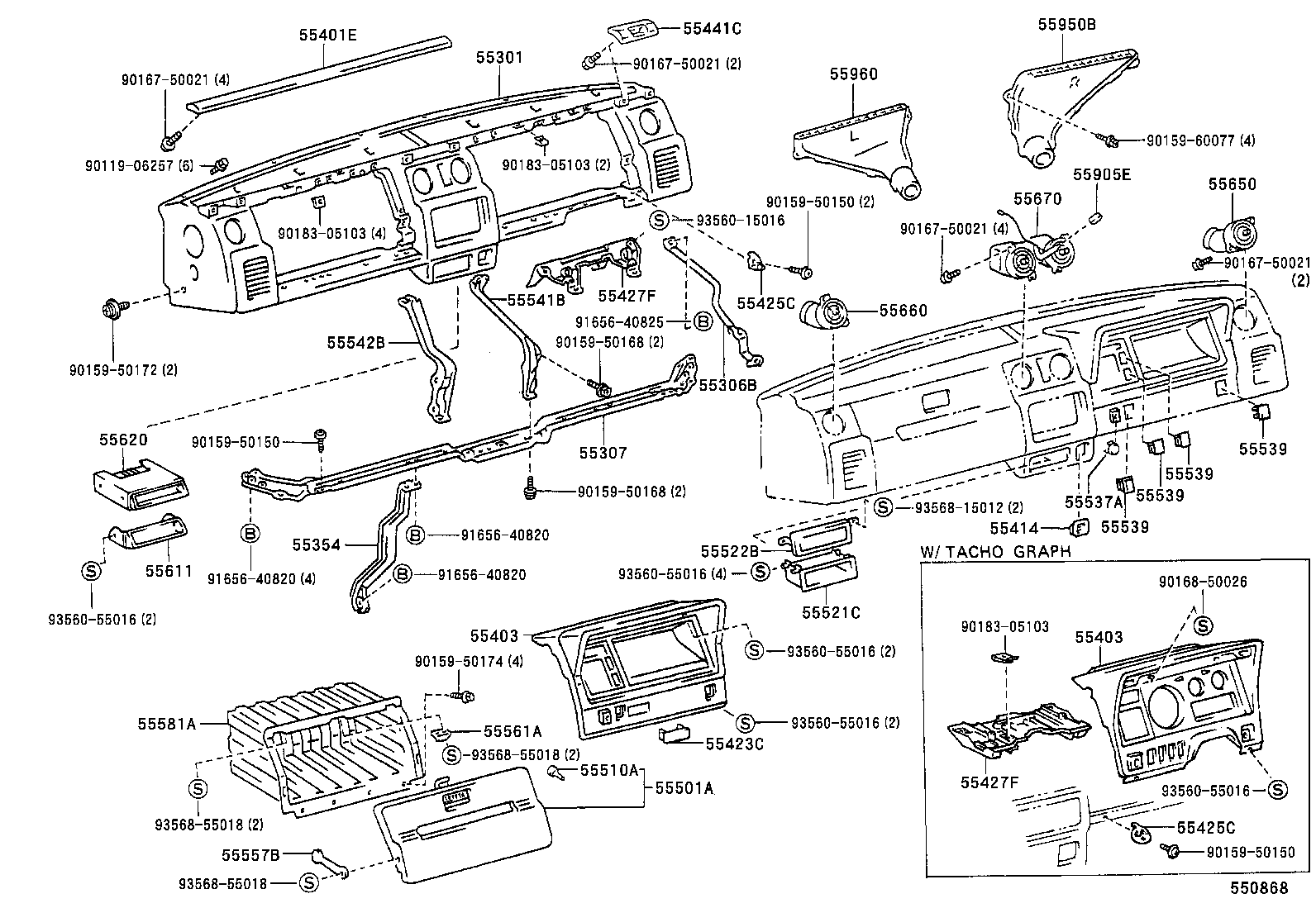 55403-95020-06 HOOD SUB-ASSY, METER product image