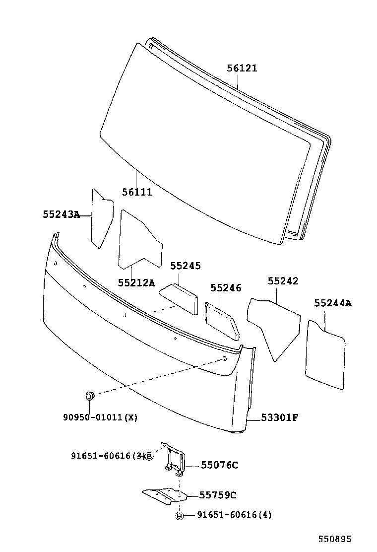 53301-36141 PANEL SUB-ASSY, FRONT product image