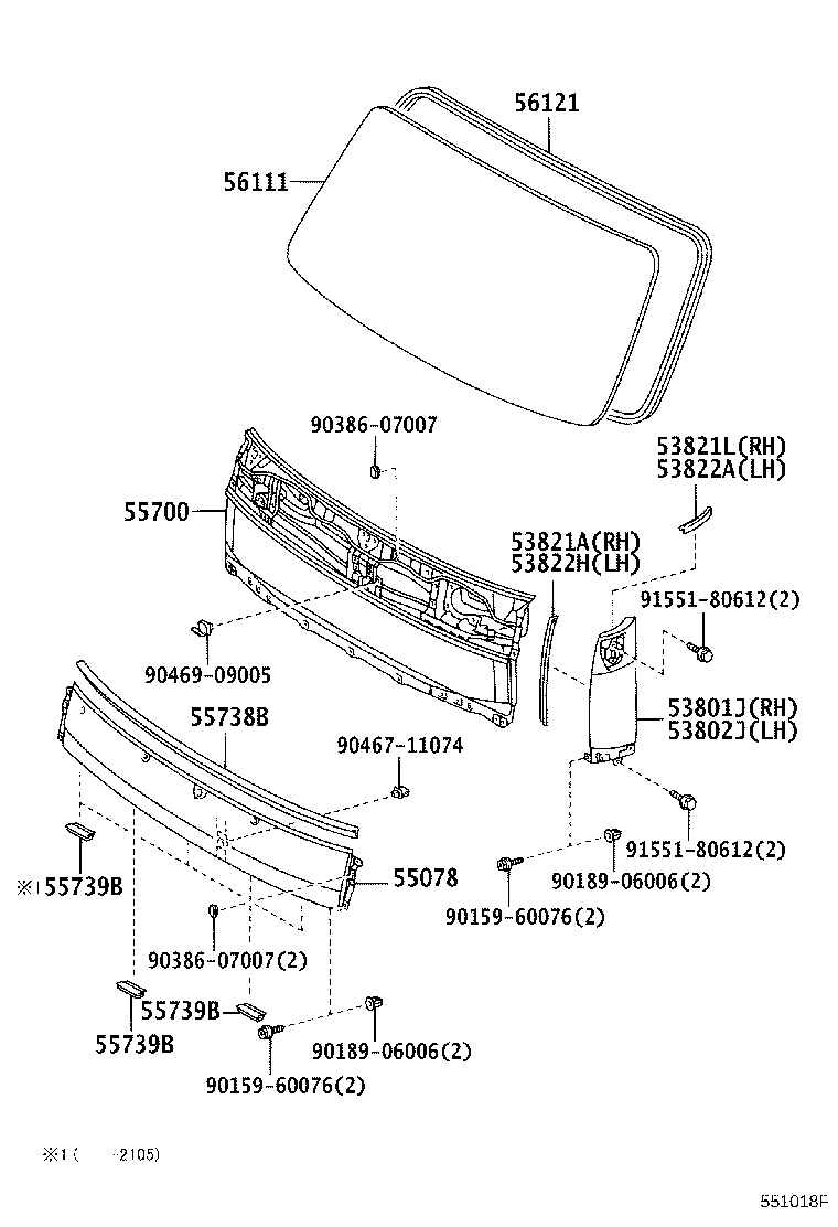 53821-0W010 PROTECTOR, FRONT SIDE PANEL, NO.1 RH product image