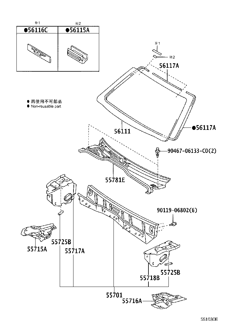 55700-6B010 PANEL SUB-ASSY, COWL product image