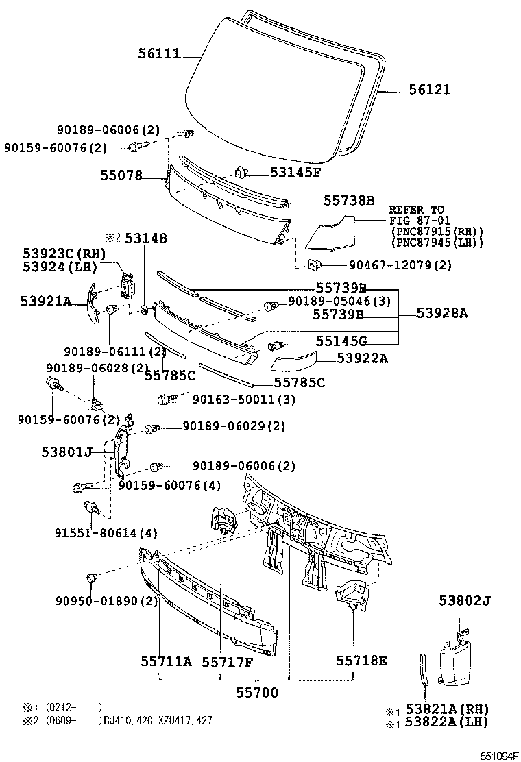 55711-37061 PANEL, FRONT, LOWER product image