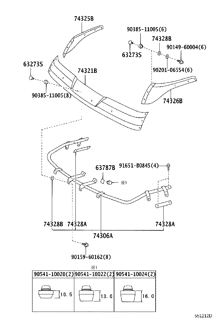53928-37040 GARNISH, FRONT PANEL, CENTER product image
