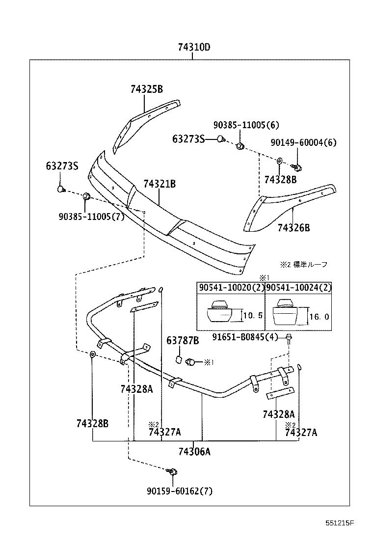 53922-37010 PANEL, FRONT VALANCE, LH product image
