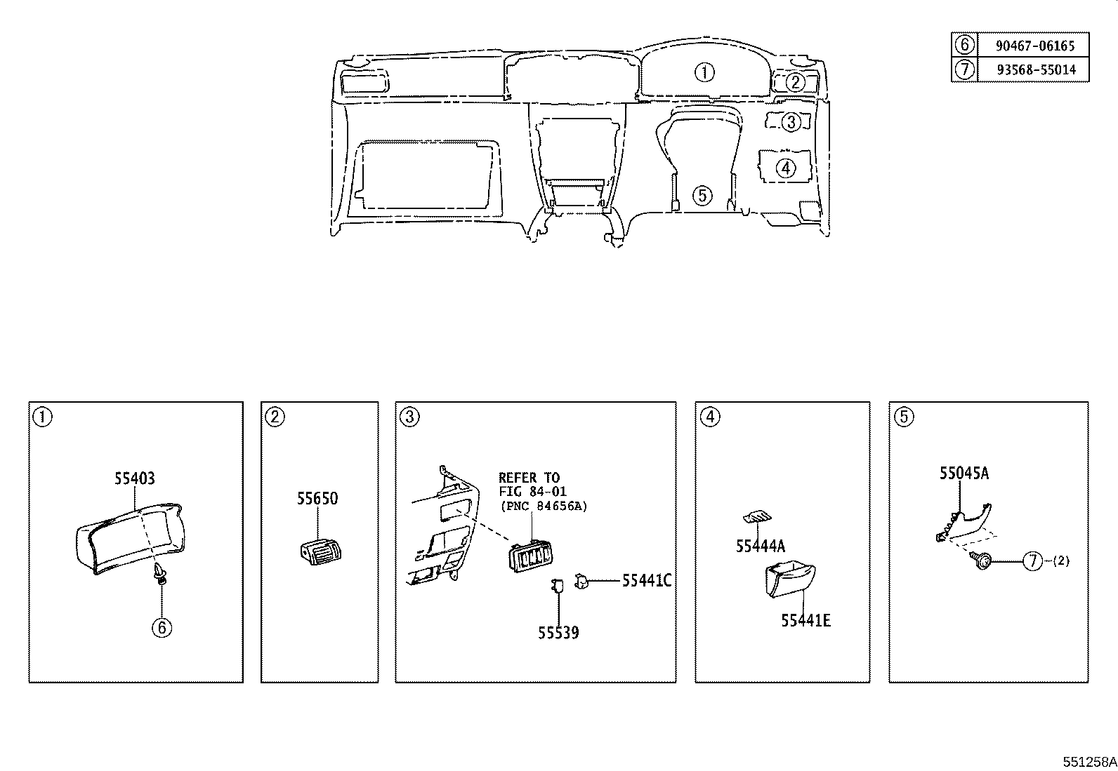 55306-02150 BRACE SUB-ASSY, INSTRUMENT PANEL TO COWL product image
