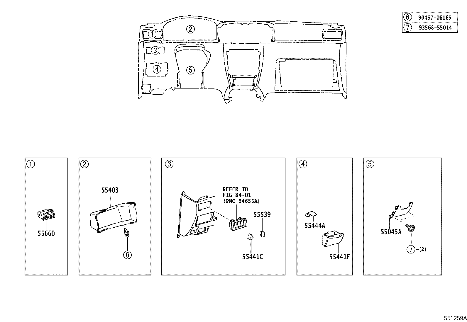 55306-02150 BRACE SUB-ASSY, INSTRUMENT PANEL TO COWL product image
