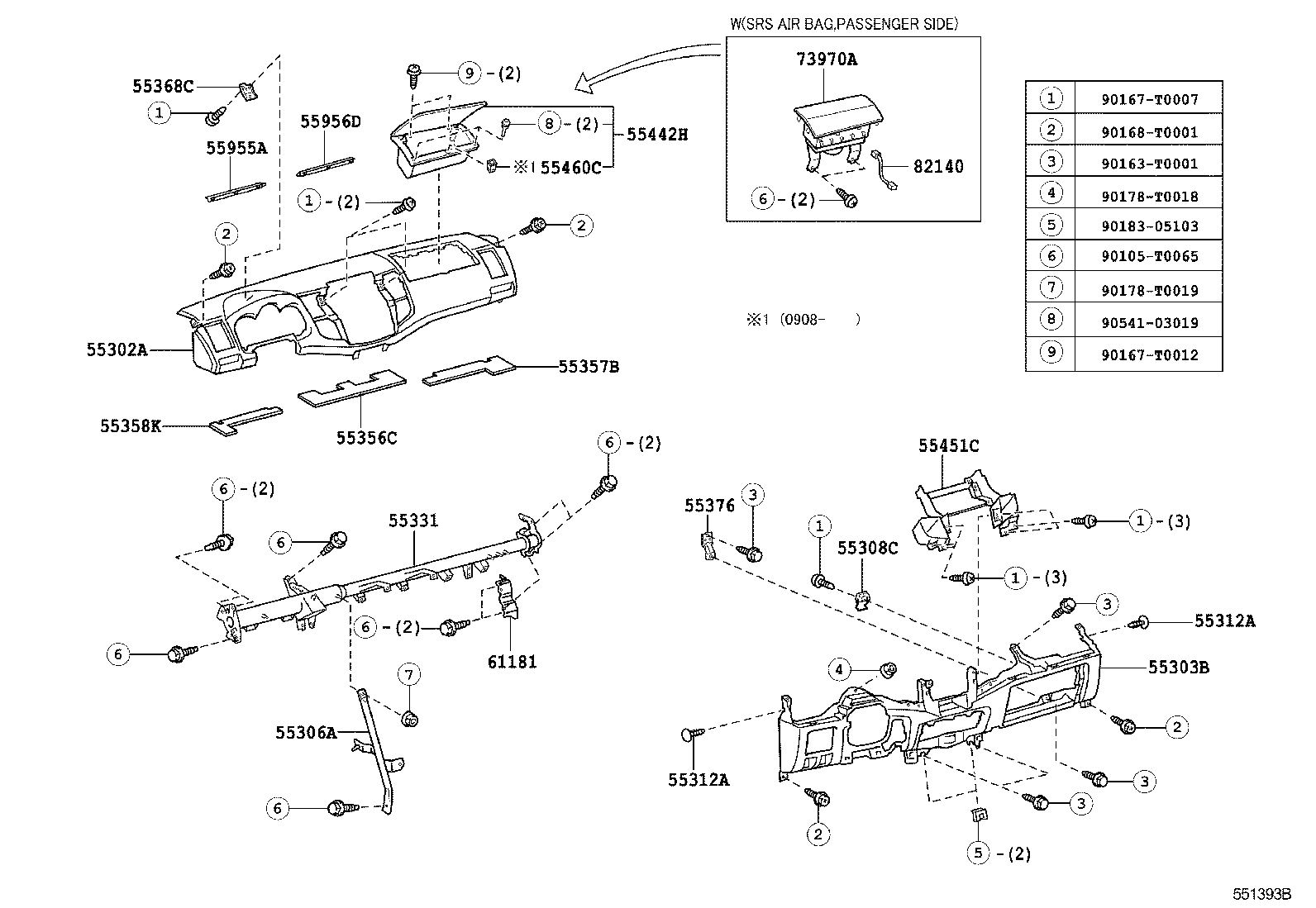 Toyota 82140-0K020 WIRE ASSY, INSTRUMENT PANEL