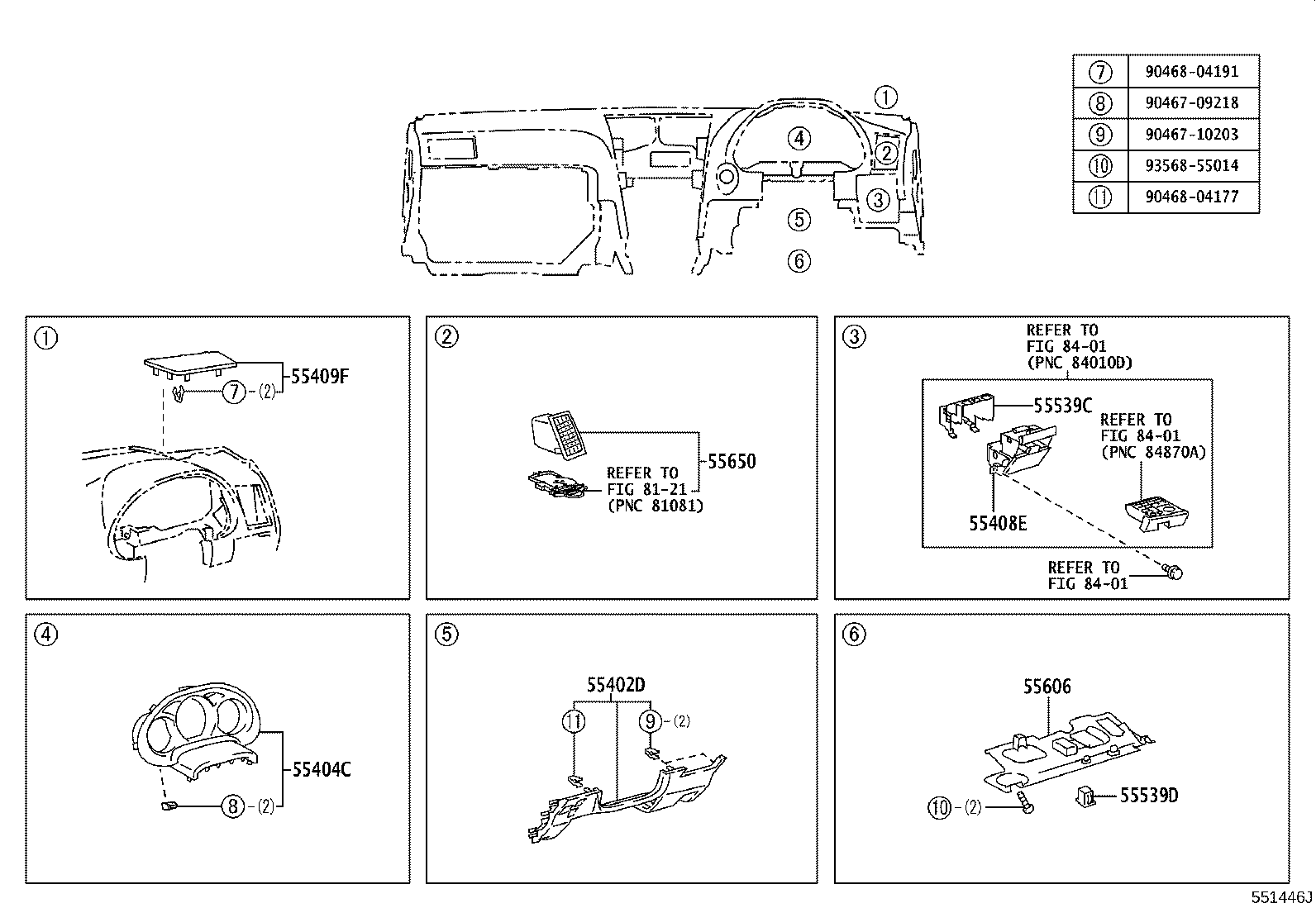 55375-30160 BRACKET, INSTRUMENT PANEL LOWER MOUNTING, NO.2 product image
