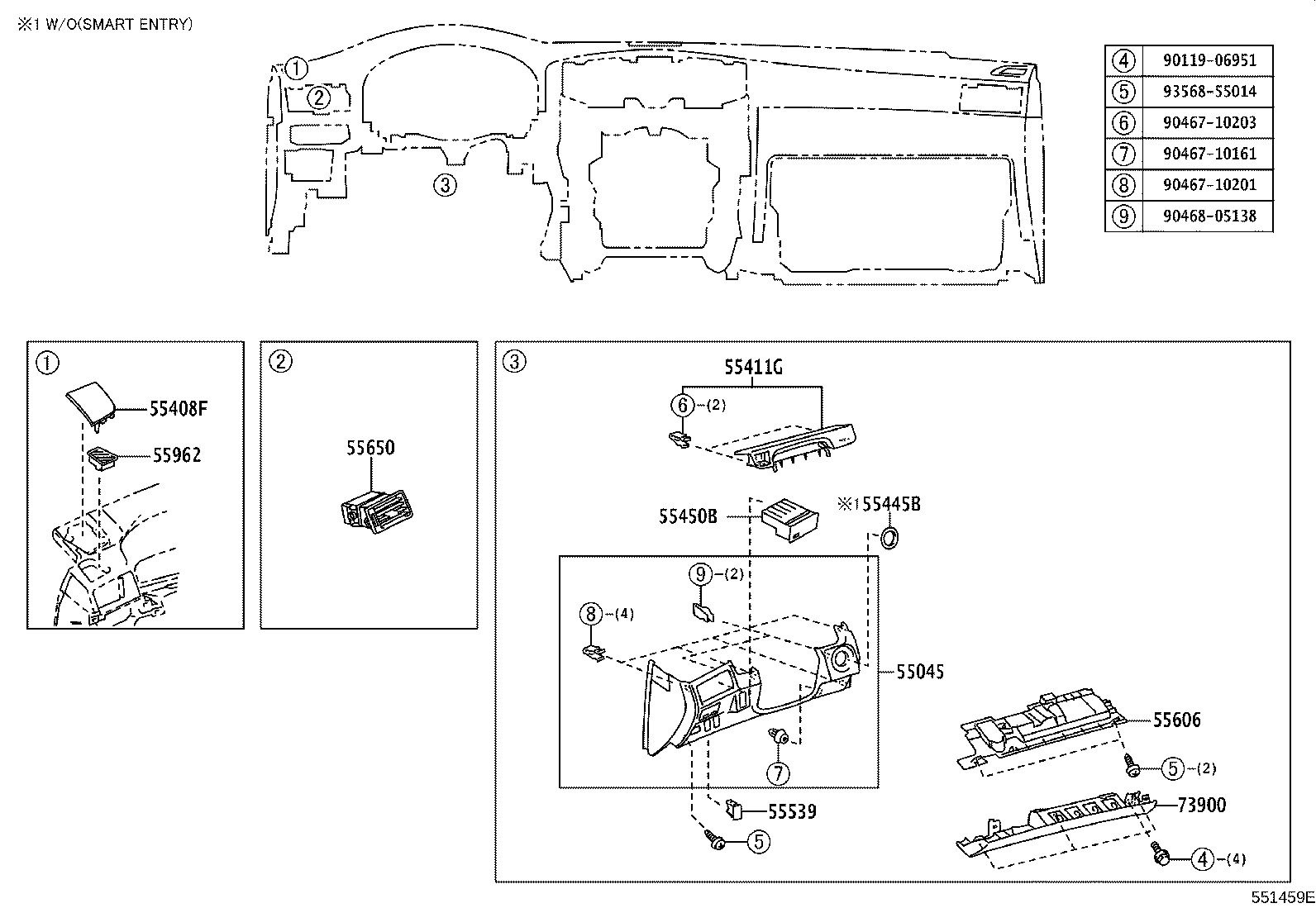 55375-0N010 BRACKET, INSTRUMENT PANEL LOWER MOUNTING, NO.2 product image