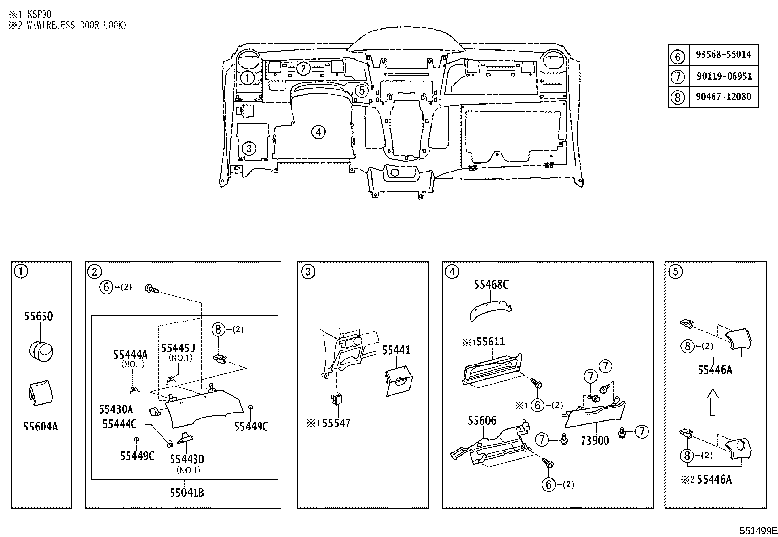 82140-52020 WIRE ASSY, INSTRUMENT PANEL product image