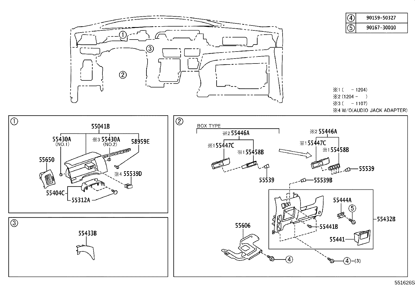 55342-28060 BRACE, INSTRUMENT PANEL TO COWL, NO.2 product image