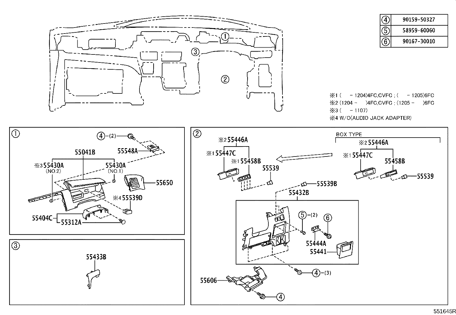 55342-28060 BRACE, INSTRUMENT PANEL TO COWL, NO.2 product image