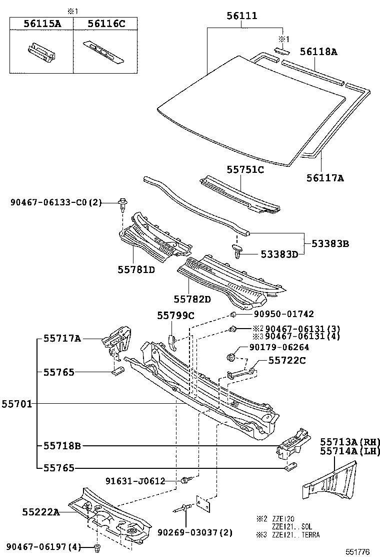 55700-13040 PANEL SUB-ASSY, COWL product image