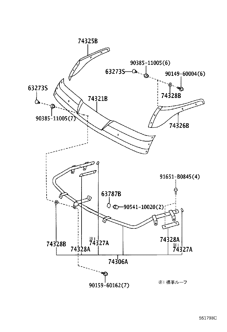 56101-89102 GLASS, WINDSHIELD product image
