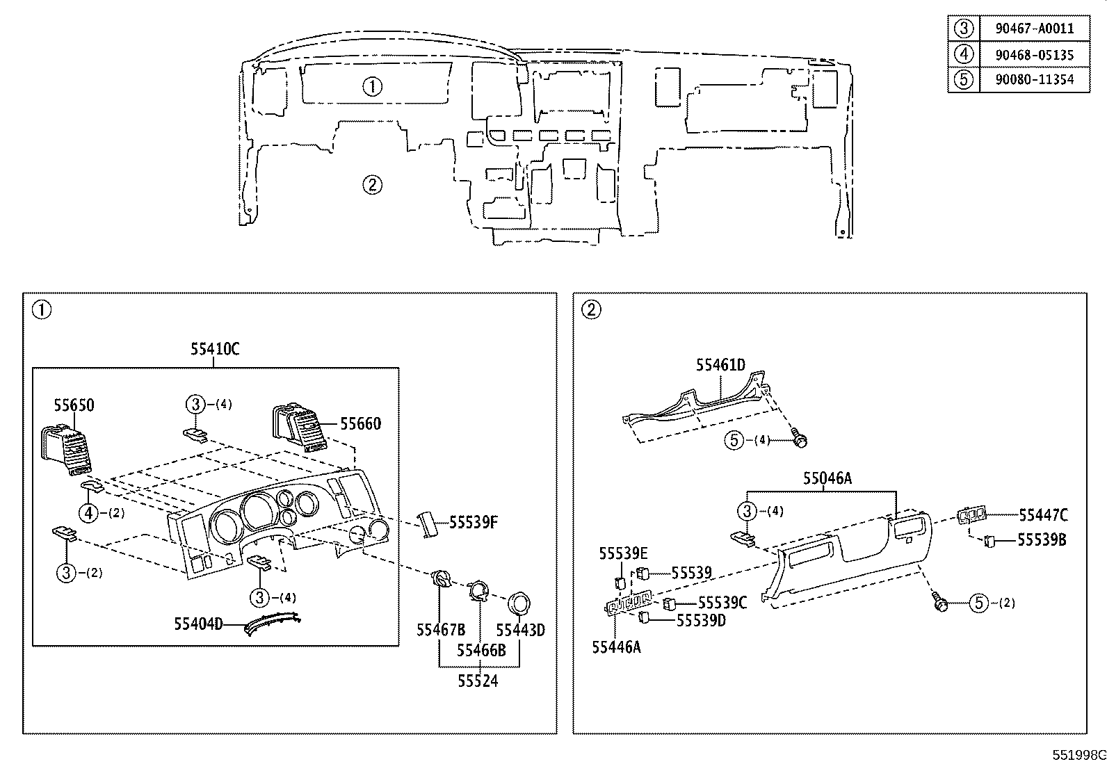 Thumbnail 2 for 55421-0C070