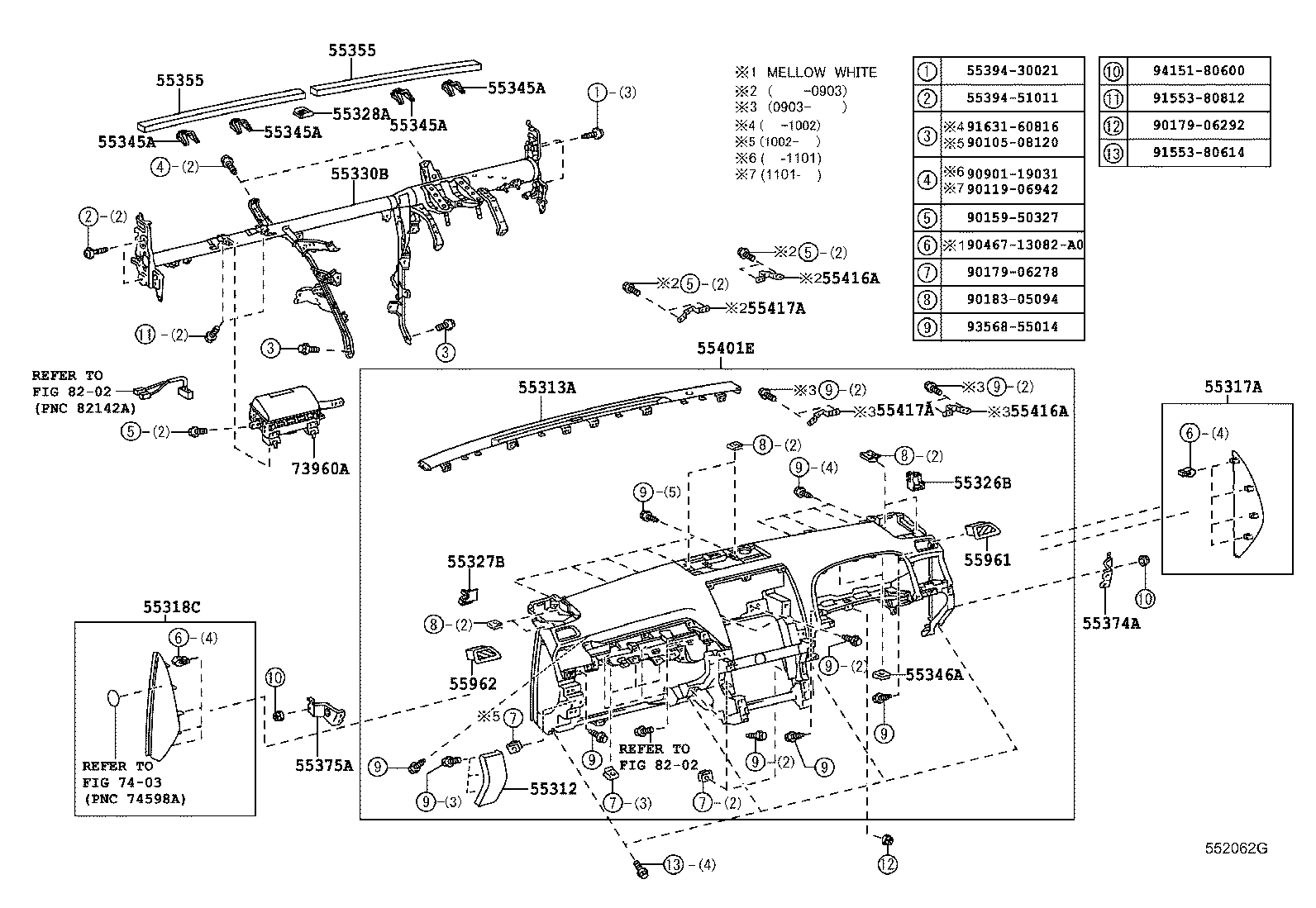 55404-30A10 PANEL SUB-ASSY, INSTRUMENT CLUSTER FINISH, NO.2 product image