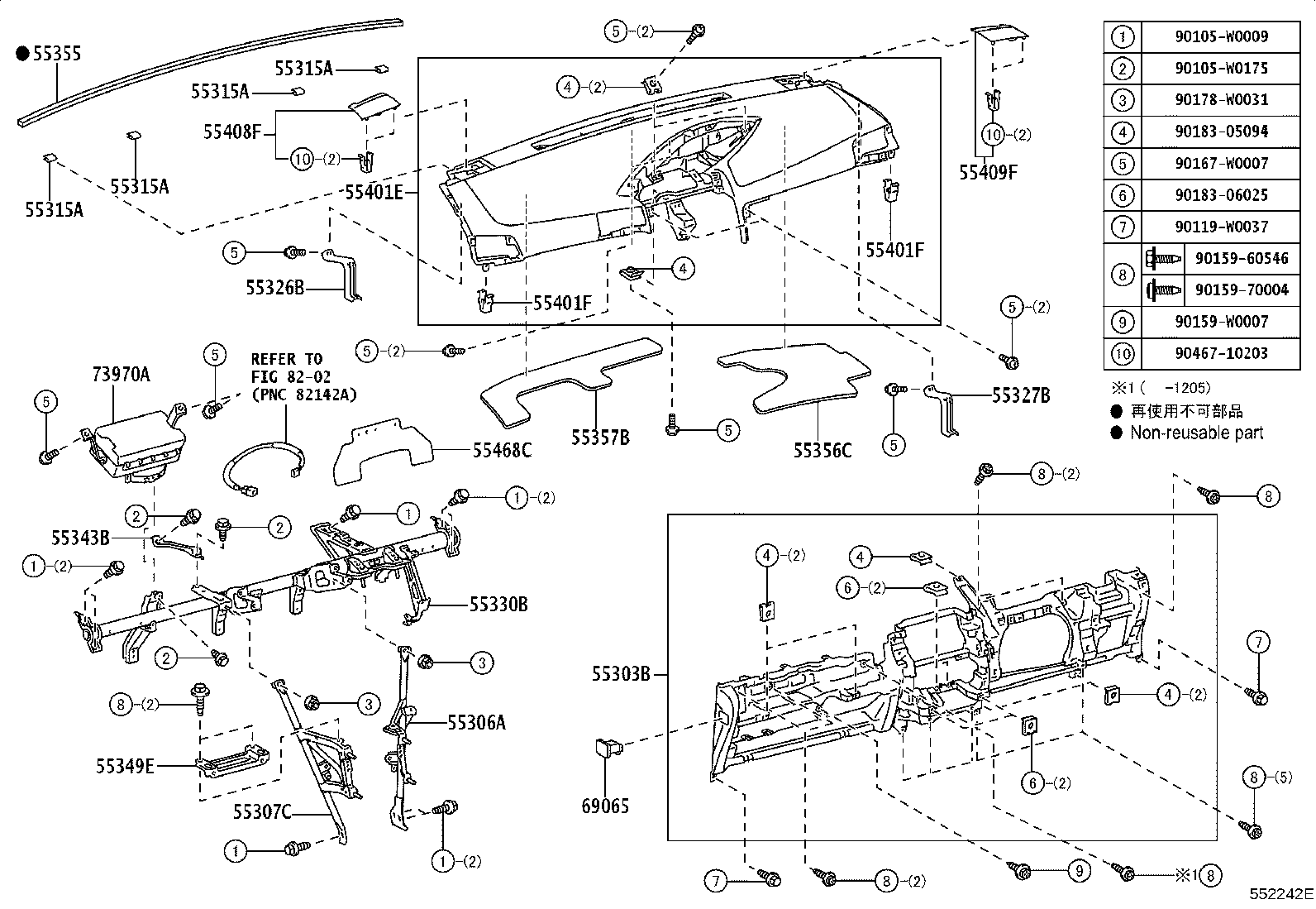 69065-53010 CYLINDER SUB-ASSY, AIR BAG CUT OFF SW product image