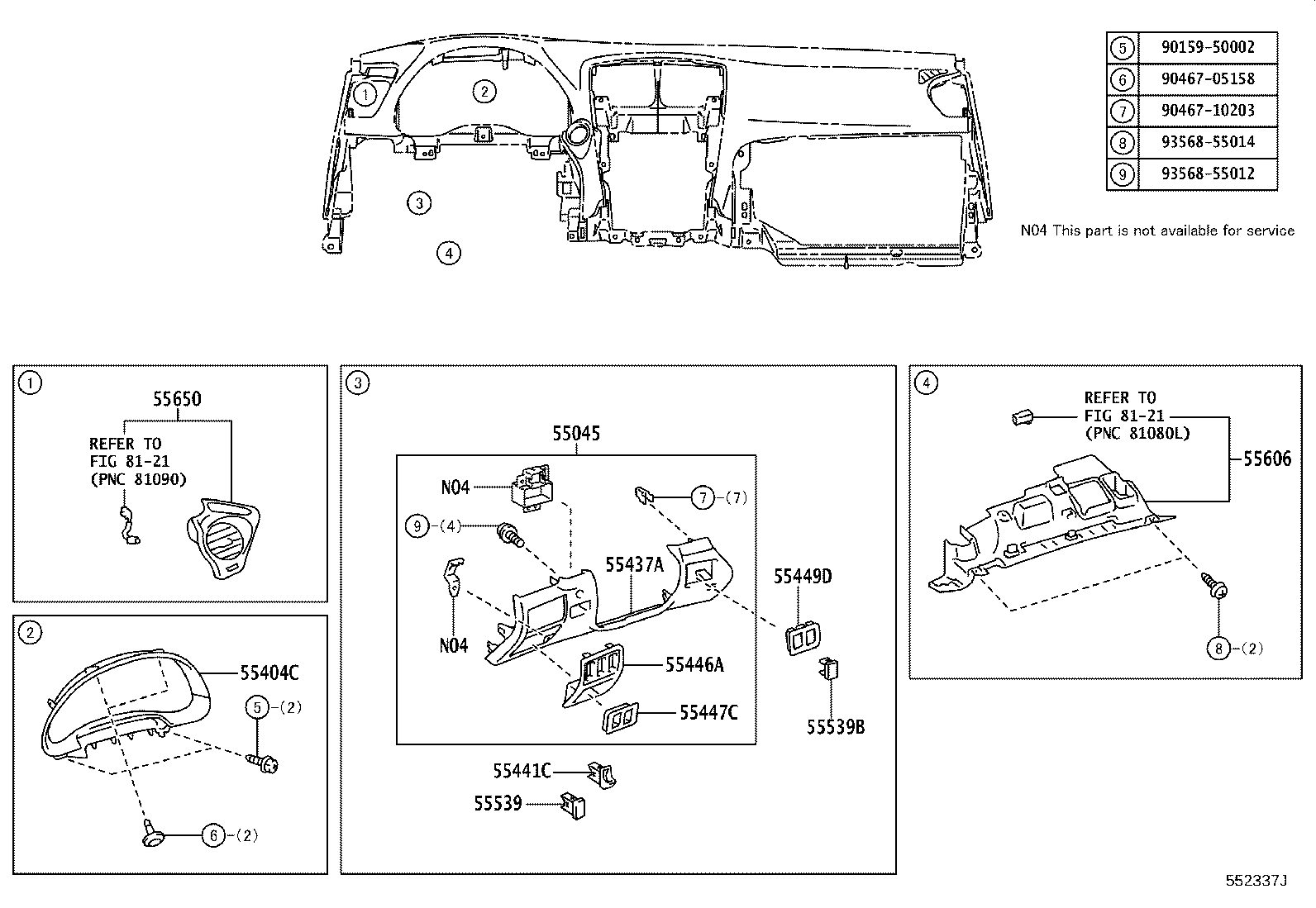 Thumbnail 2 for 55539-52060-A7