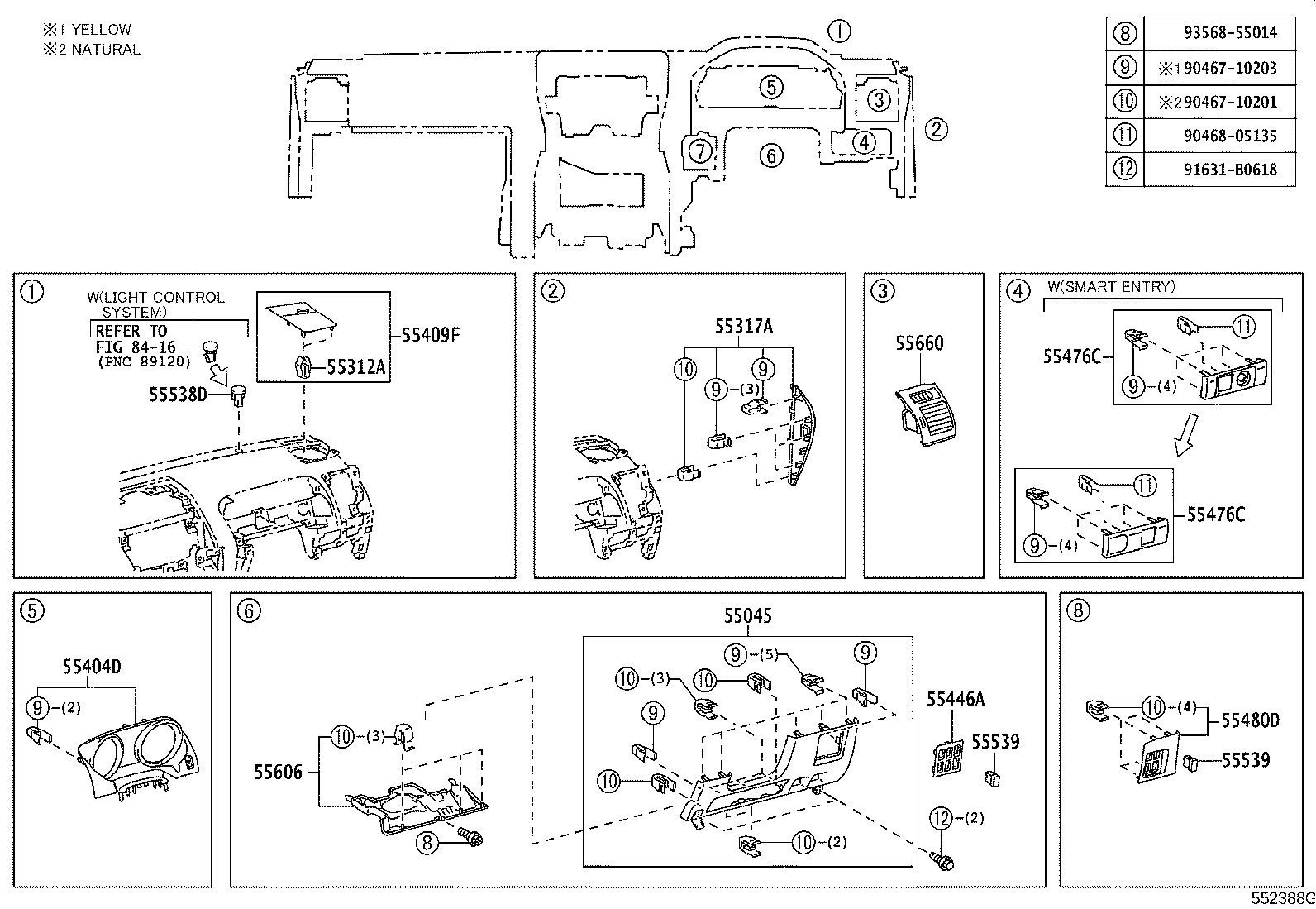 55330-60261 REINFORCEMENT ASSY, INSTRUMENT PANEL product image