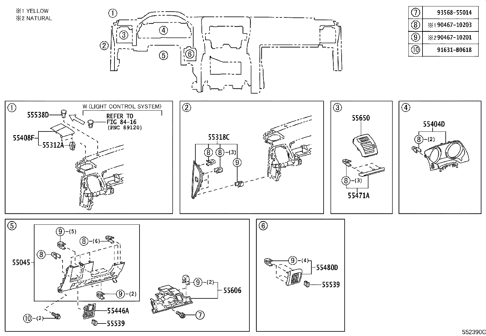 55330-60261 REINFORCEMENT ASSY, INSTRUMENT PANEL product image