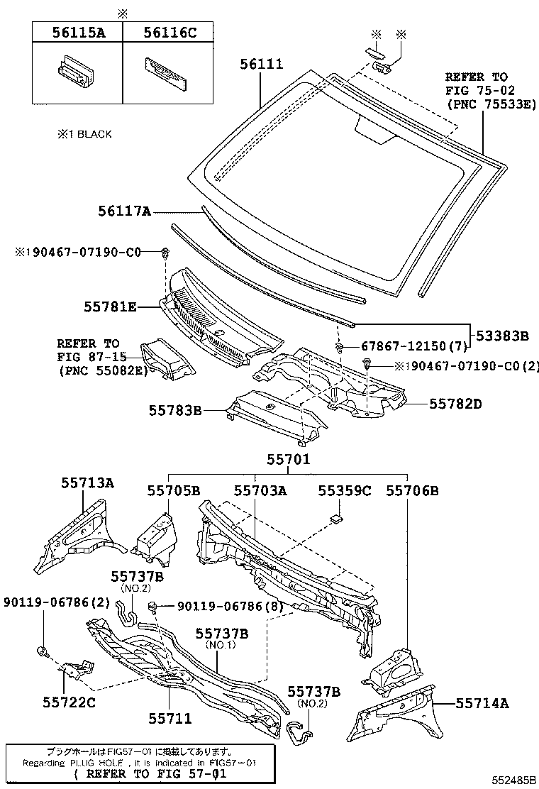55700-52200 PANEL SUB-ASSY, COWL product image