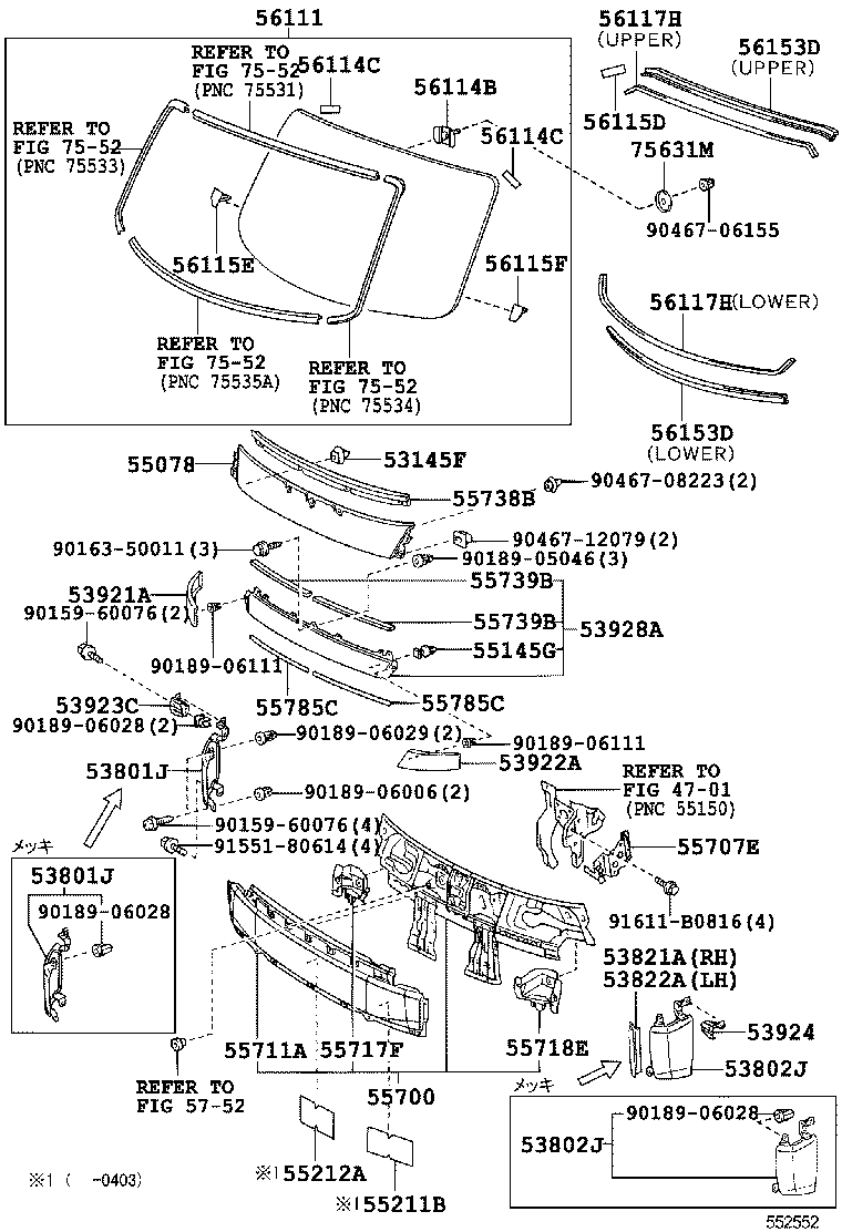 53922-37010 PANEL, FRONT VALANCE, LH product image