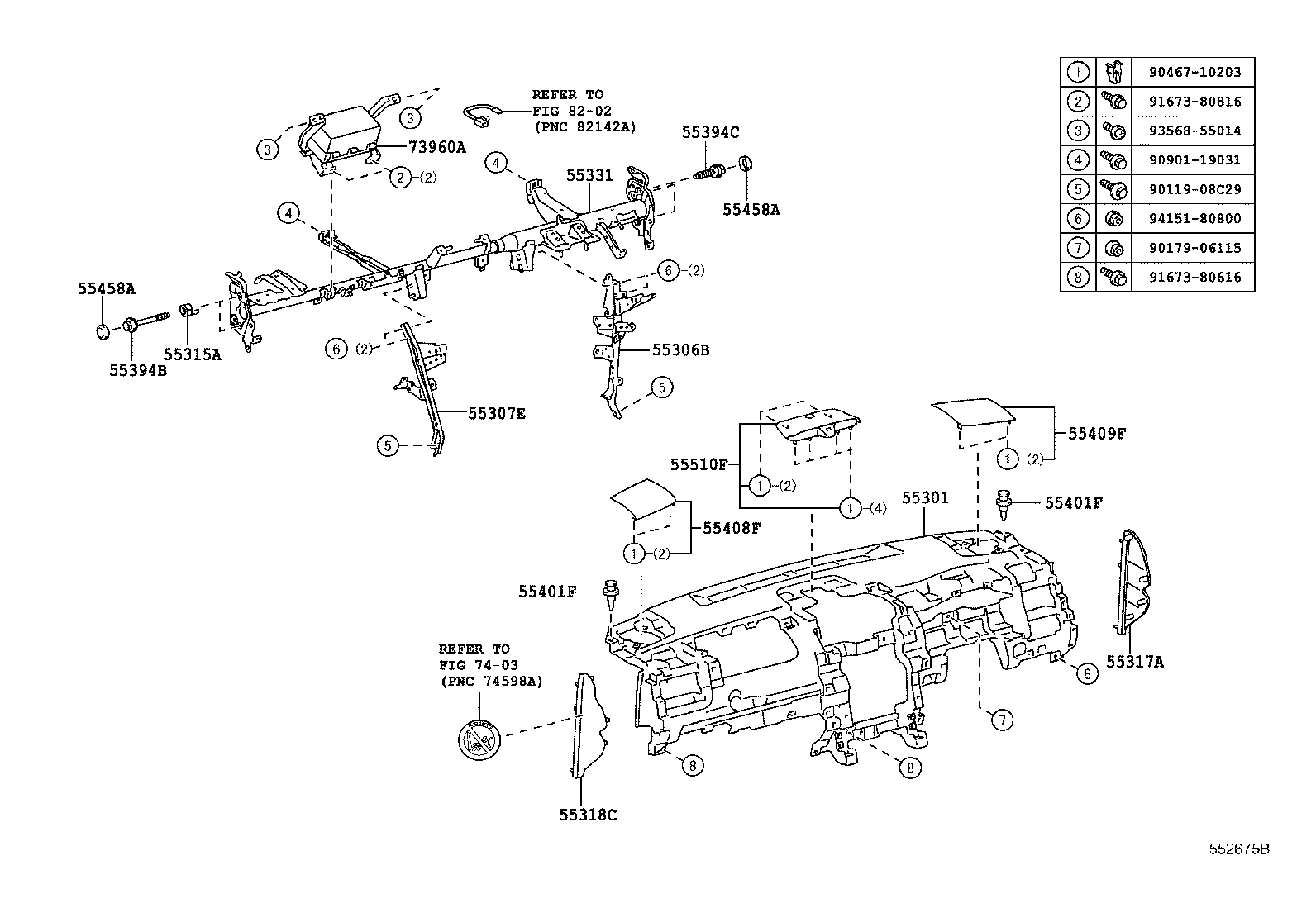55670-33251-C0 REGISTER ASSY, INSTRUMENT PANEL, NO.3 product image