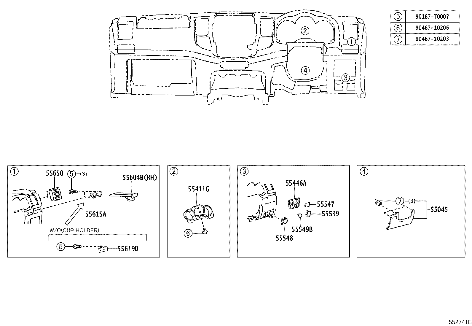 Thumbnail 4 for 55539-0K010-B2
