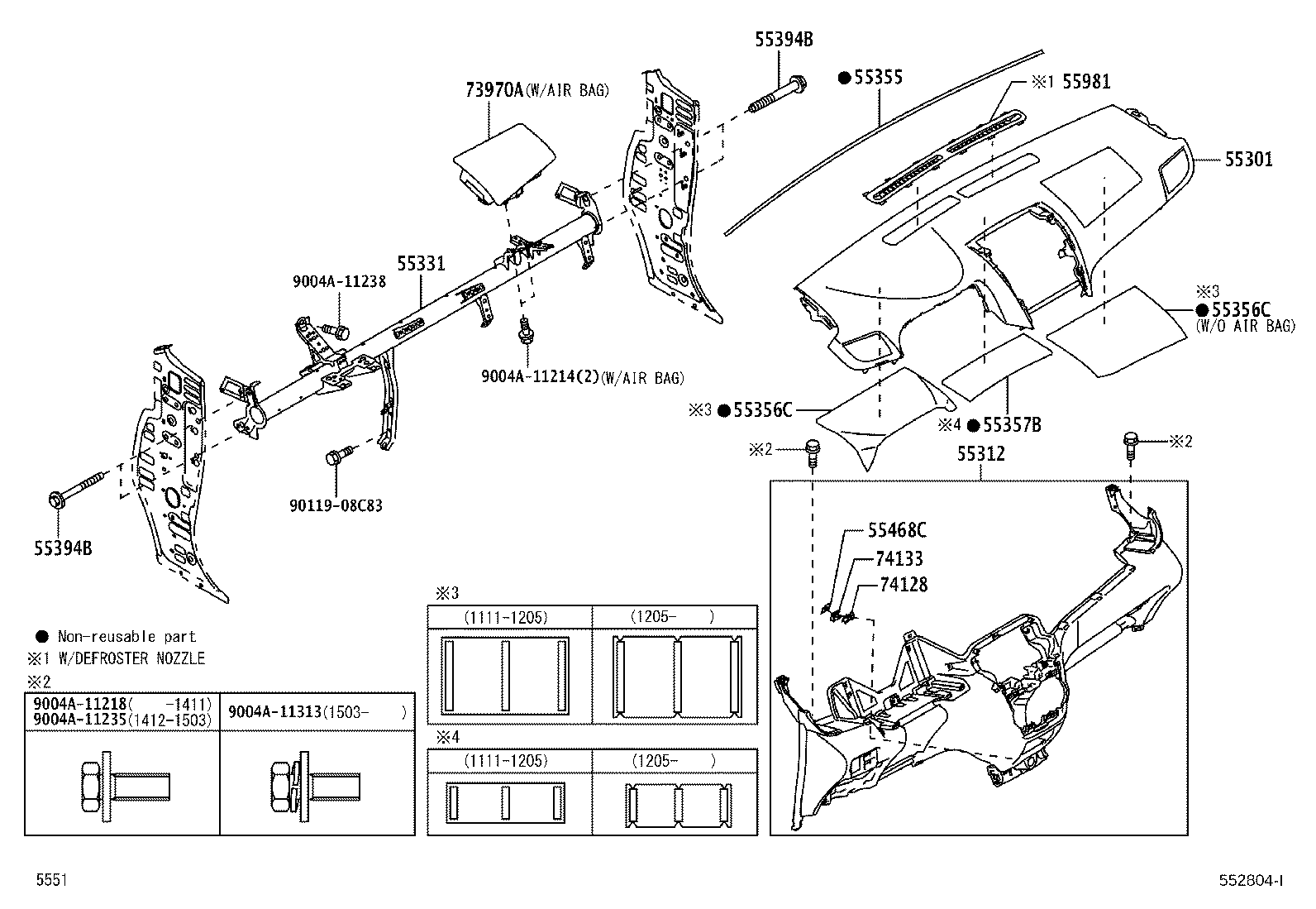 Thumbnail 10 for 55458-BZ020-C0