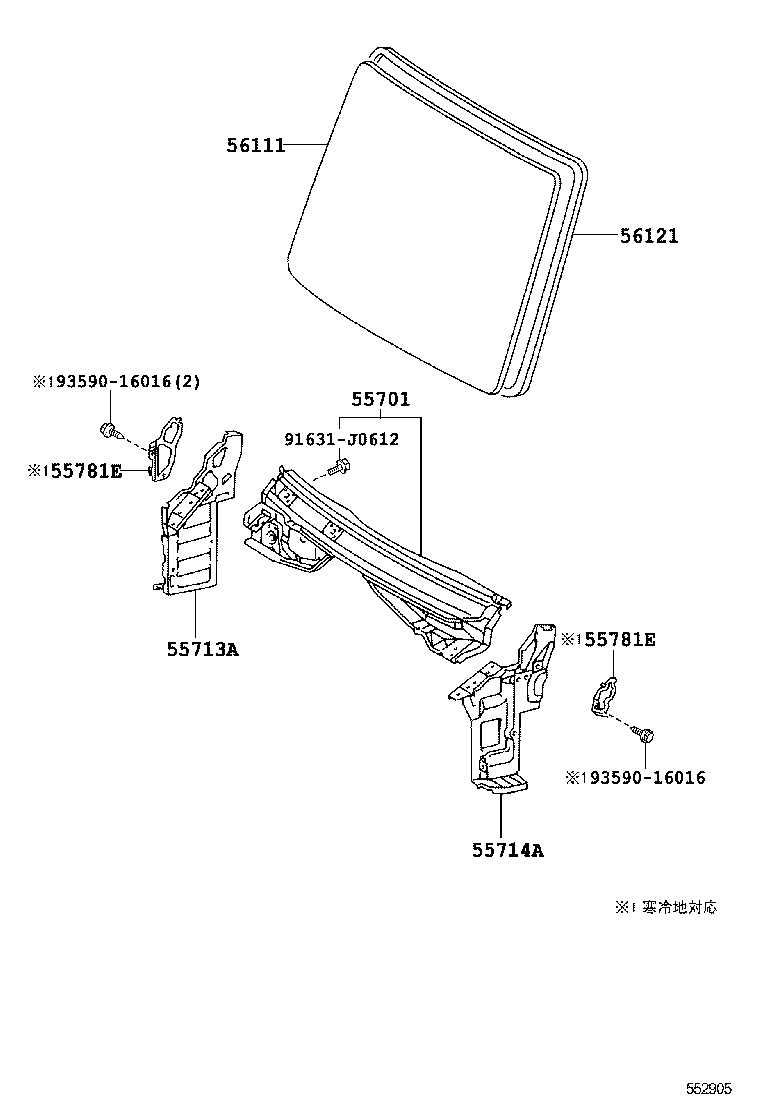 55700-37301 PANEL SUB-ASSY, COWL product image