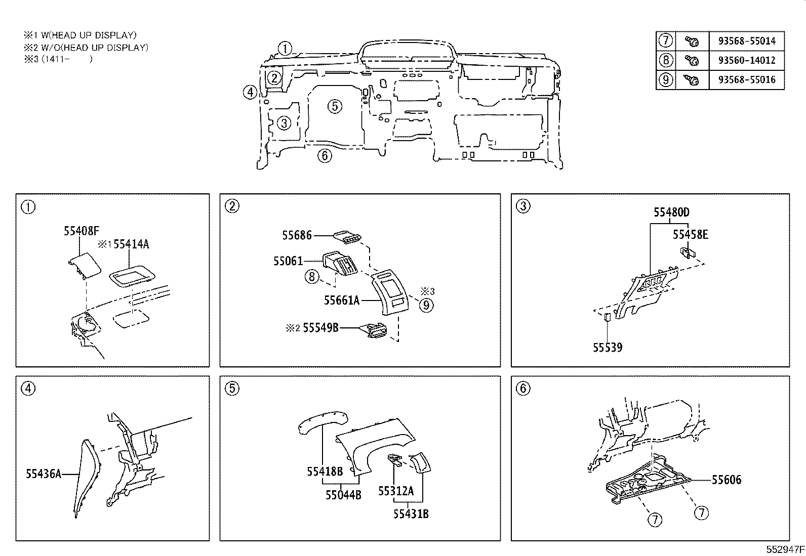 90467-11091 CLIP, PANEL, INSTRUMENT CLUSTER FINISH, END product image