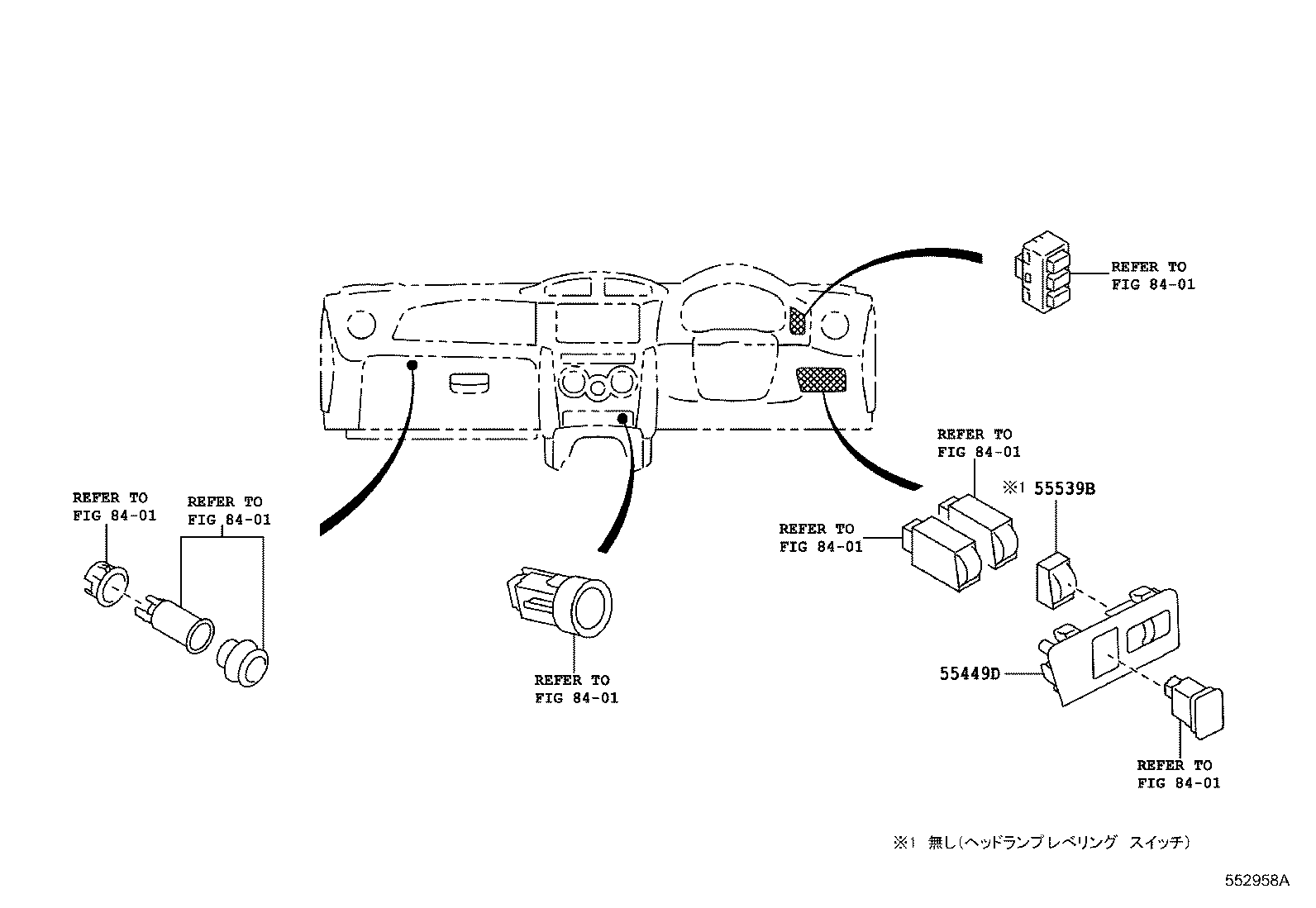 SU003-05934 PANEL SUB-ASSY, INSTRUMENT PANEL FINISH, UPPER product image