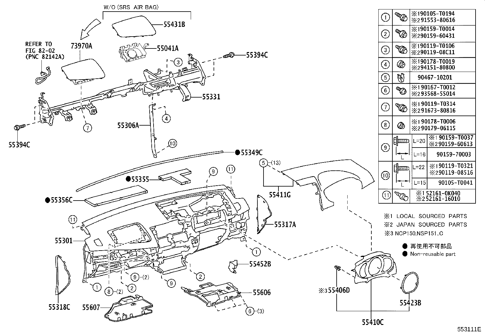 Thumbnail 2 for 55618-0D150-C0