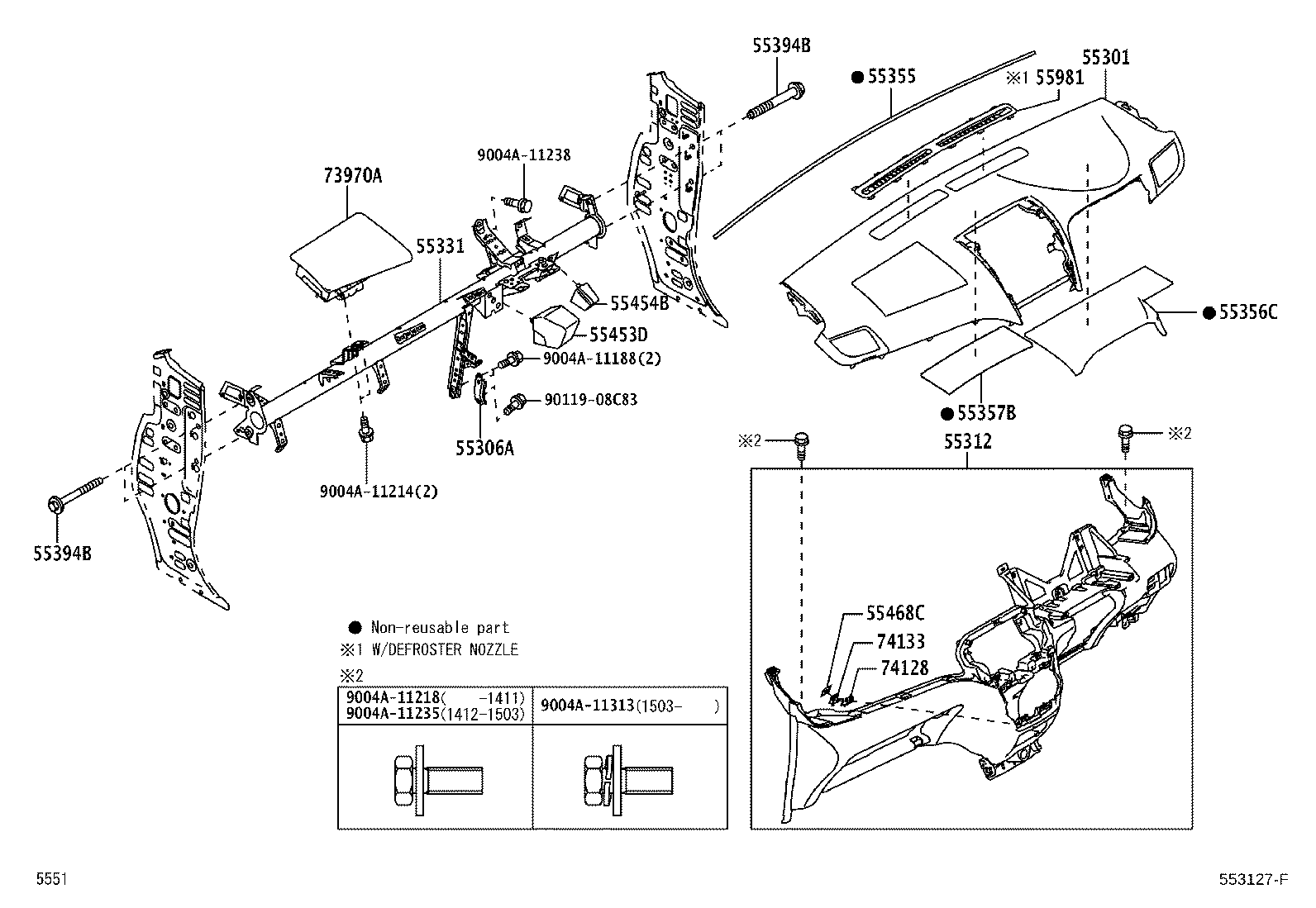 Thumbnail 2 for 55458-BZ020-C0