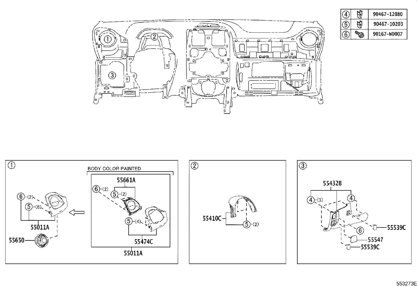 55330-0H030 REINFORCEMENT ASSY, INSTRUMENT PANEL product image