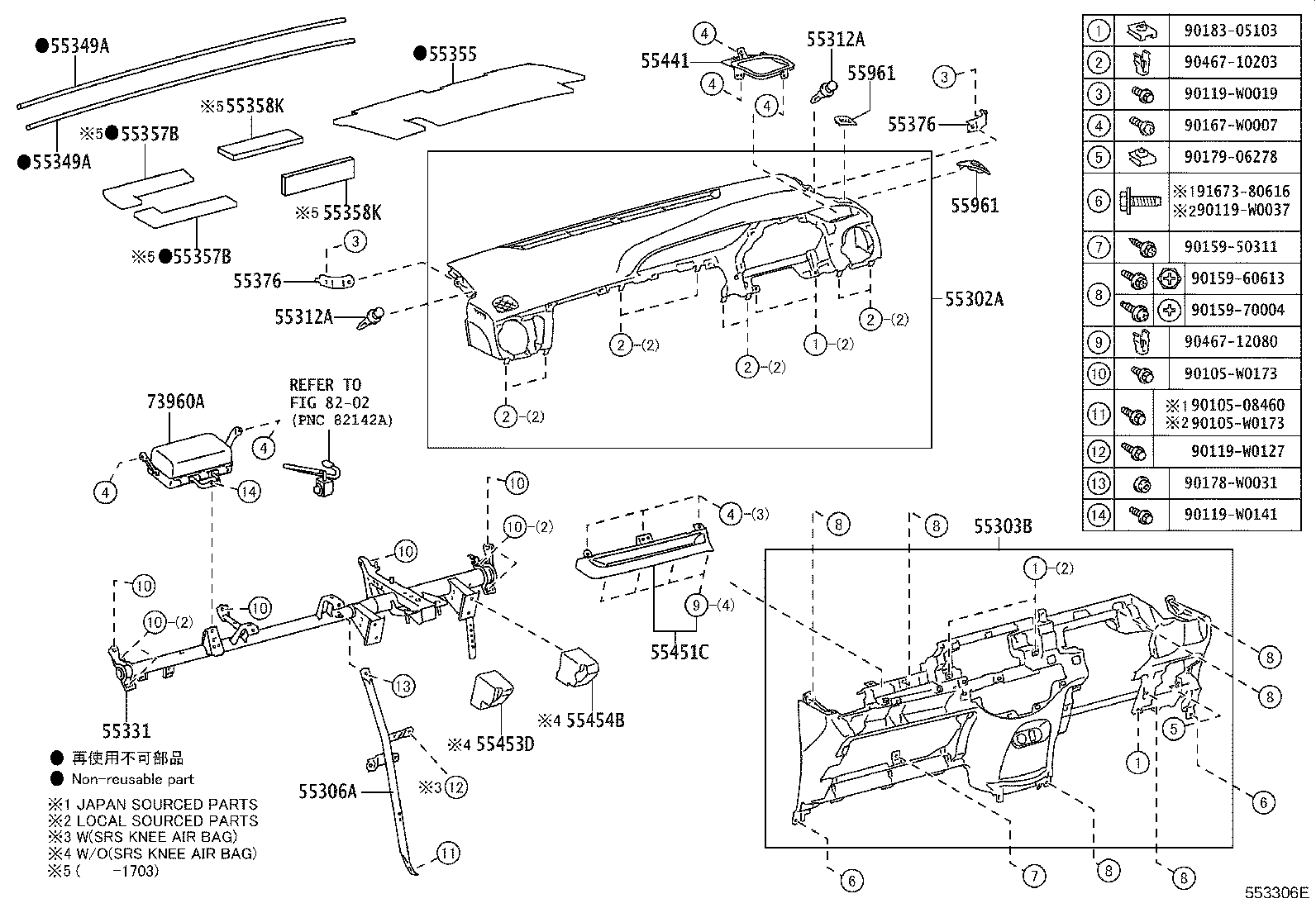 67773-07020 CLIP(FOR PANEL, INSTRUMENT CLUSTER FINISH) product image