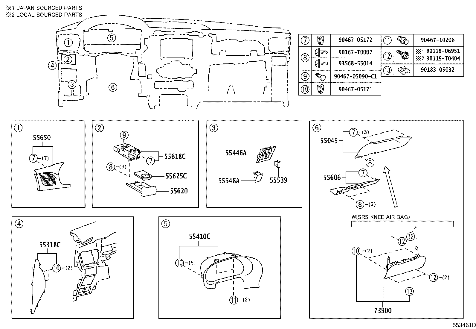 Thumbnail 2 for 55620-KK040-C0