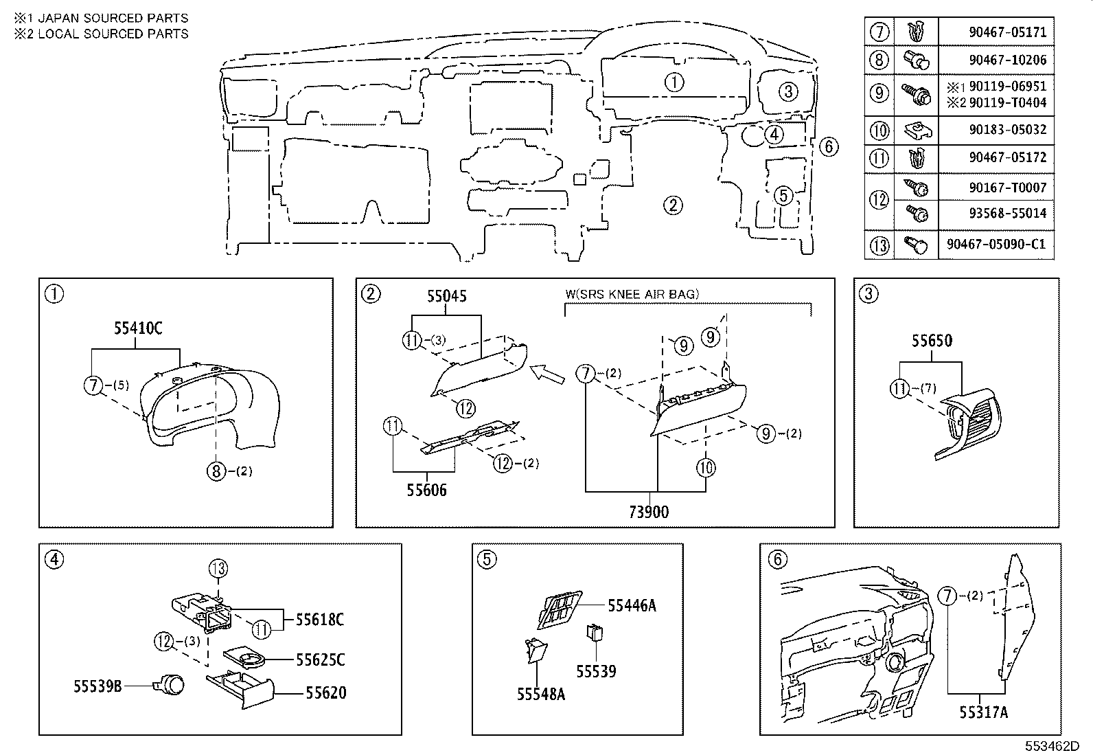 Thumbnail 4 for 55620-KK040-C0