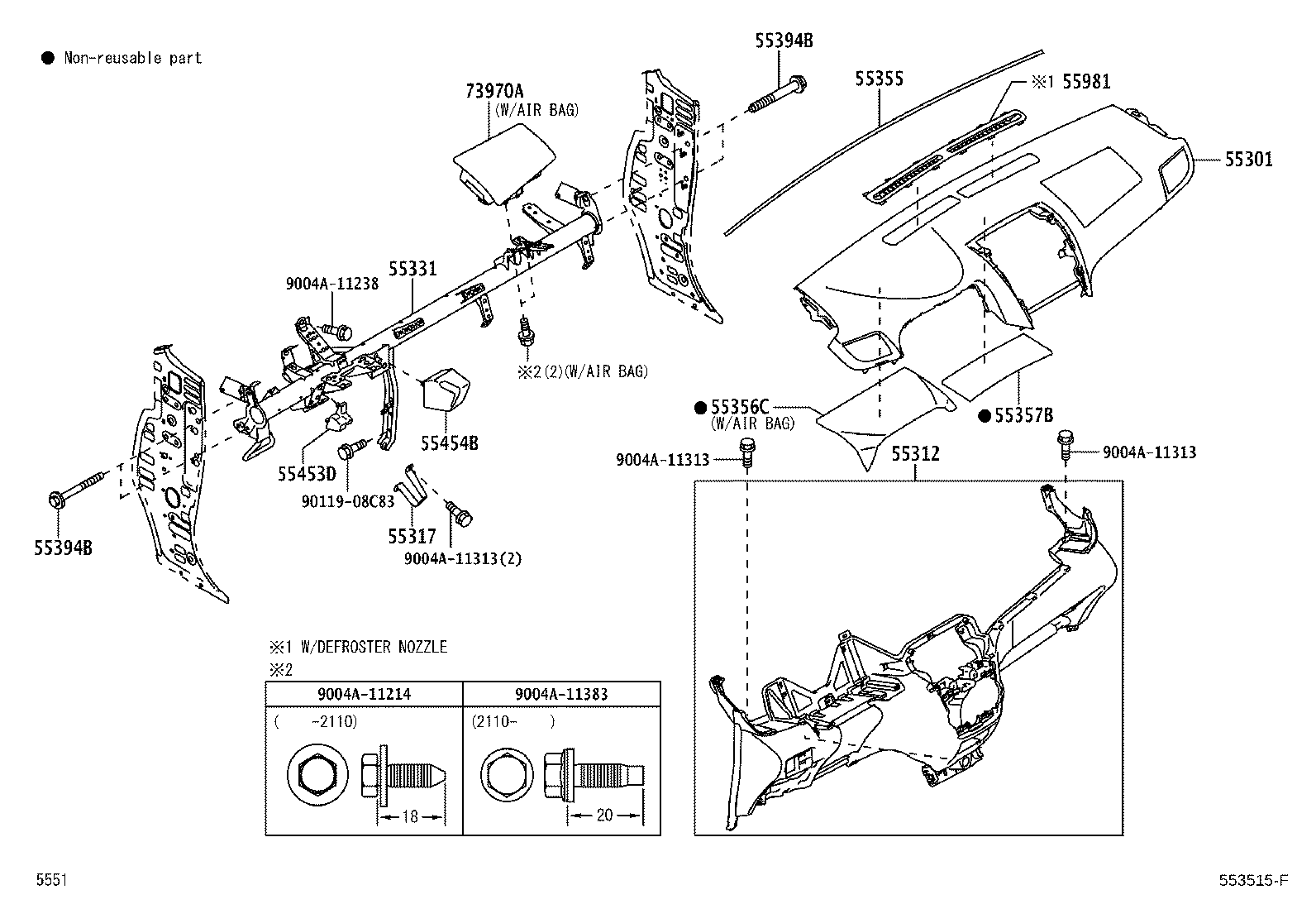 Thumbnail 11 for 55458-BZ020-C0