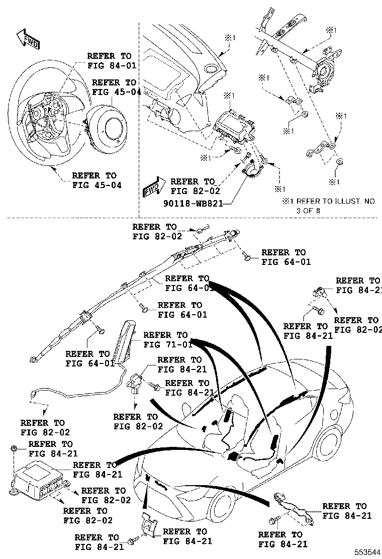 55330-WB005 REINFORCEMENT ASSY, INSTRUMENT PANEL product image
