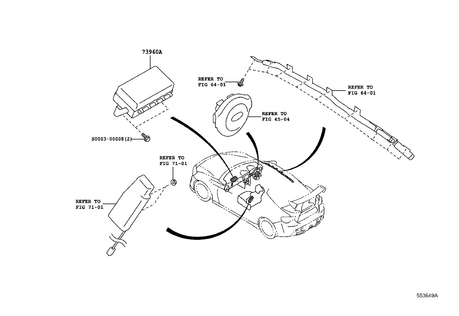 55405-18010 PANEL SUB-ASSY, INSTRUMENT CLUSTER FINISH, CENTER product image