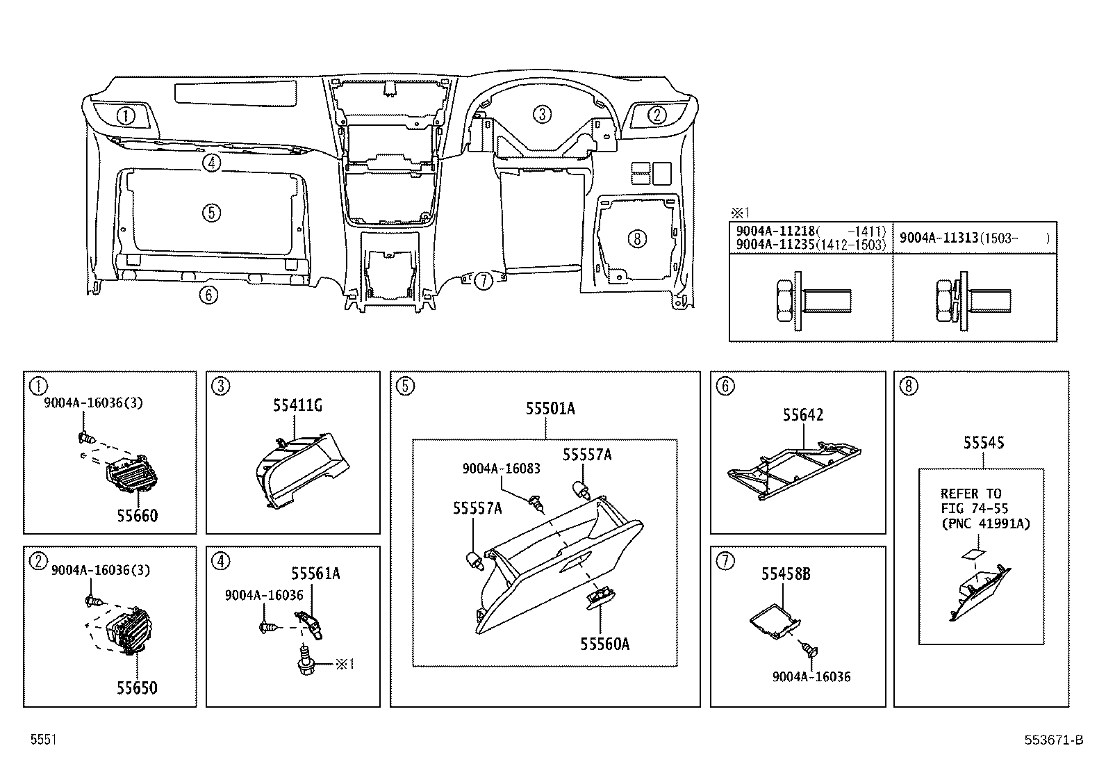 Thumbnail 5 for 55458-BZ020-C0